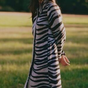 ISO!!! Gianni Bini x Sydney Silverman Dillard’s Zebra Wool Coat. NOT FOR SALE!